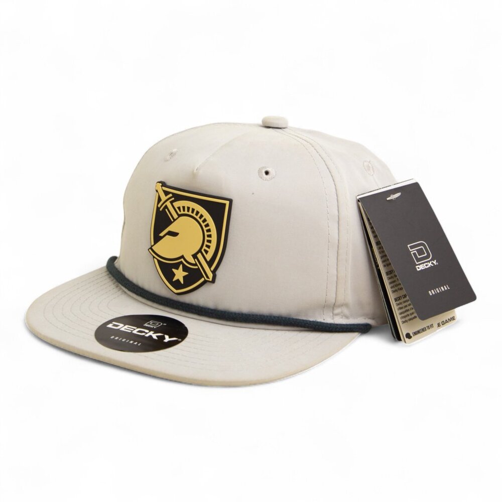 Army Black Knights 3D Classic Rope Hat- Grey/ Charcoal
